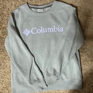 Columbia Light Gray Crewneck Men's Sweater